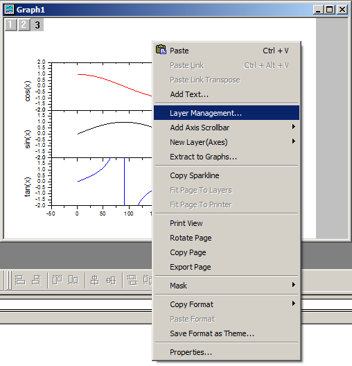 origin linked axis - layer management
