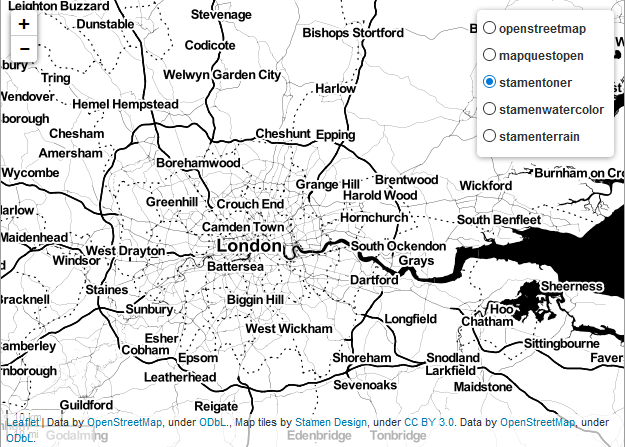 Folium Map Tiles - stamentoner