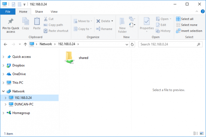 linux home server - windows samba
