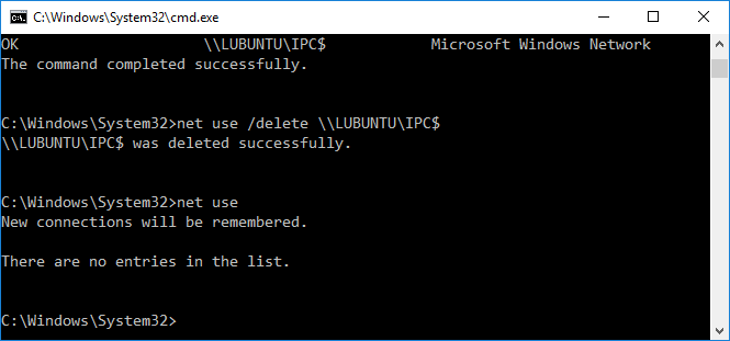 samba basics - no entries