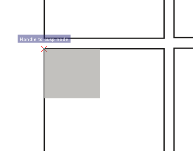 Inkscape handle to cusp node